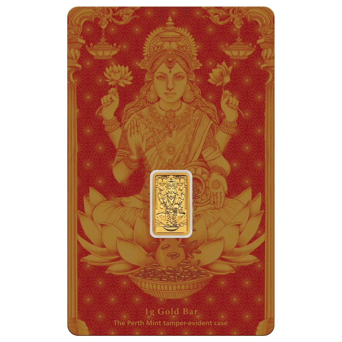 Perth Mint Lakshmi 1g Gold Minted Bar