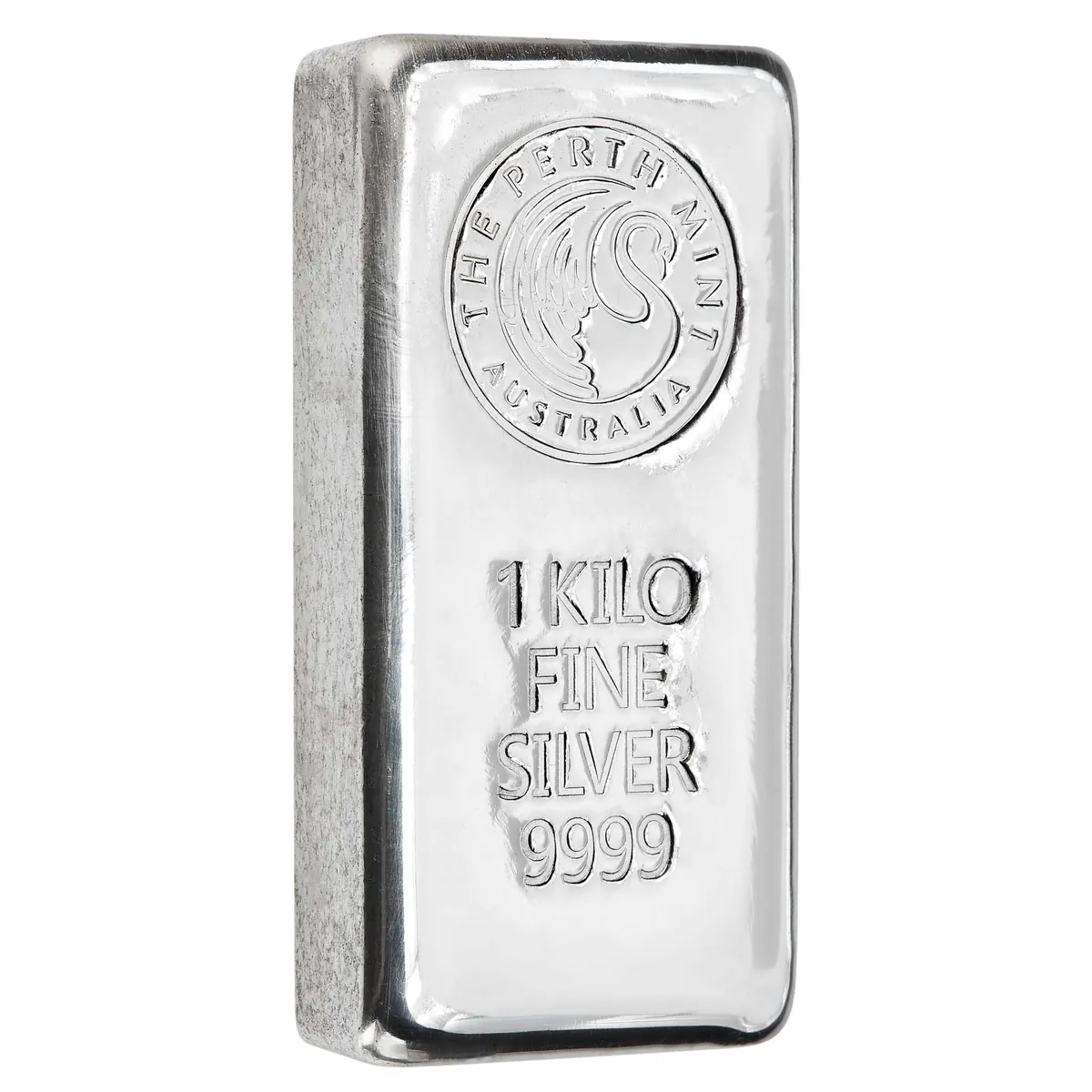 The Perth Mint 1 Kilo Silver Cast Bar